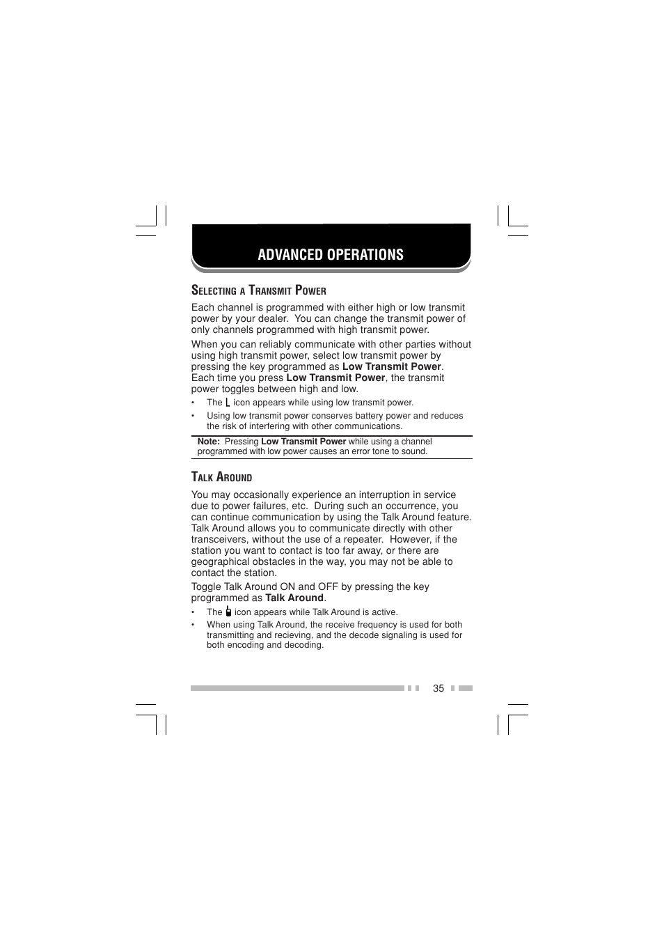 Advanced operations | Kenwood TK-3170E6 User Manual | Page 42 / 49