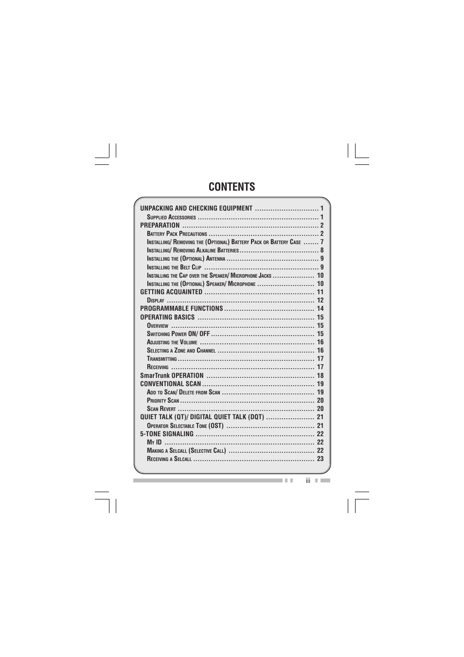 Kenwood TK-3170E6 User Manual | Page 6 / 49