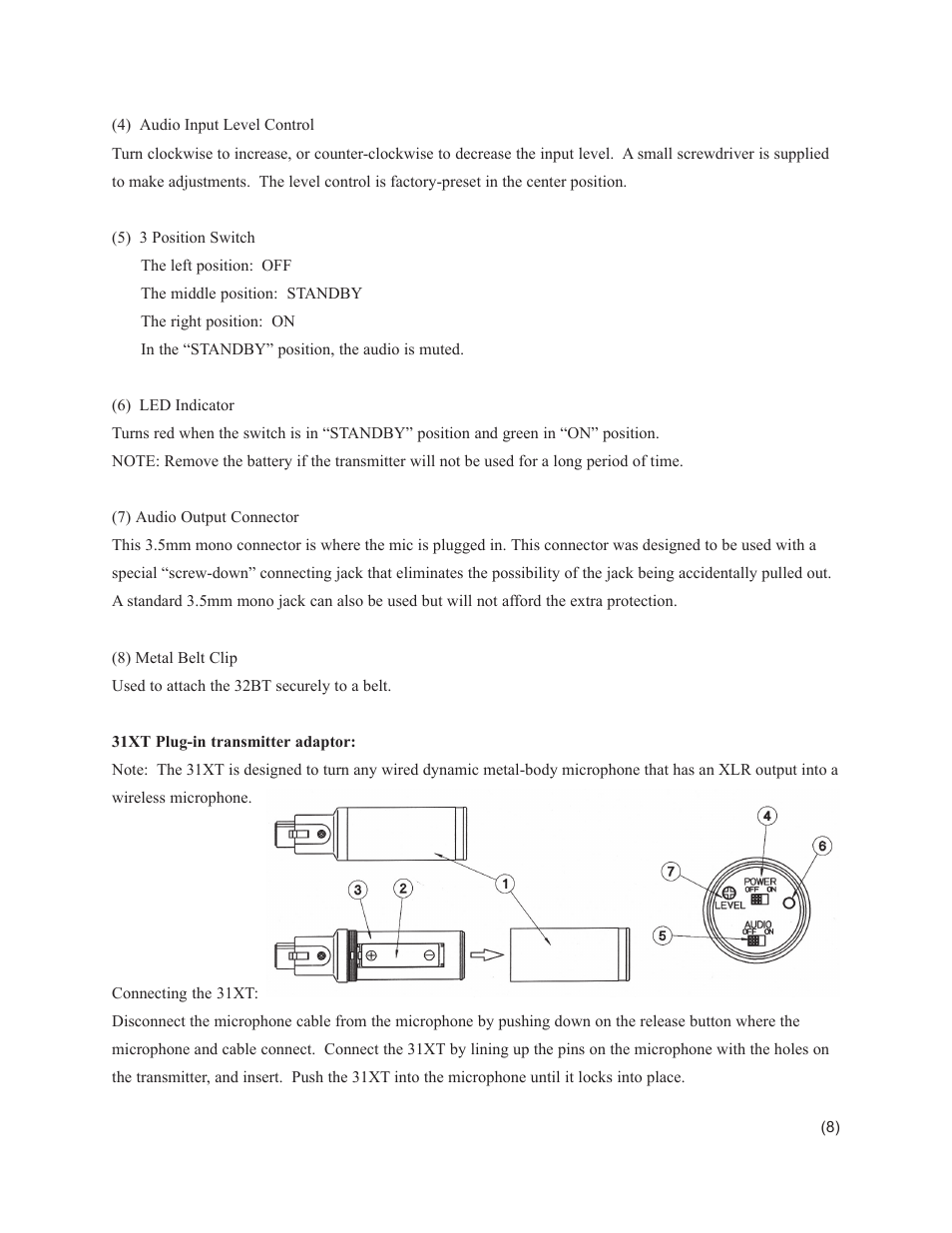 Azden 311DRH 311 User Manual | Page 9 / 15