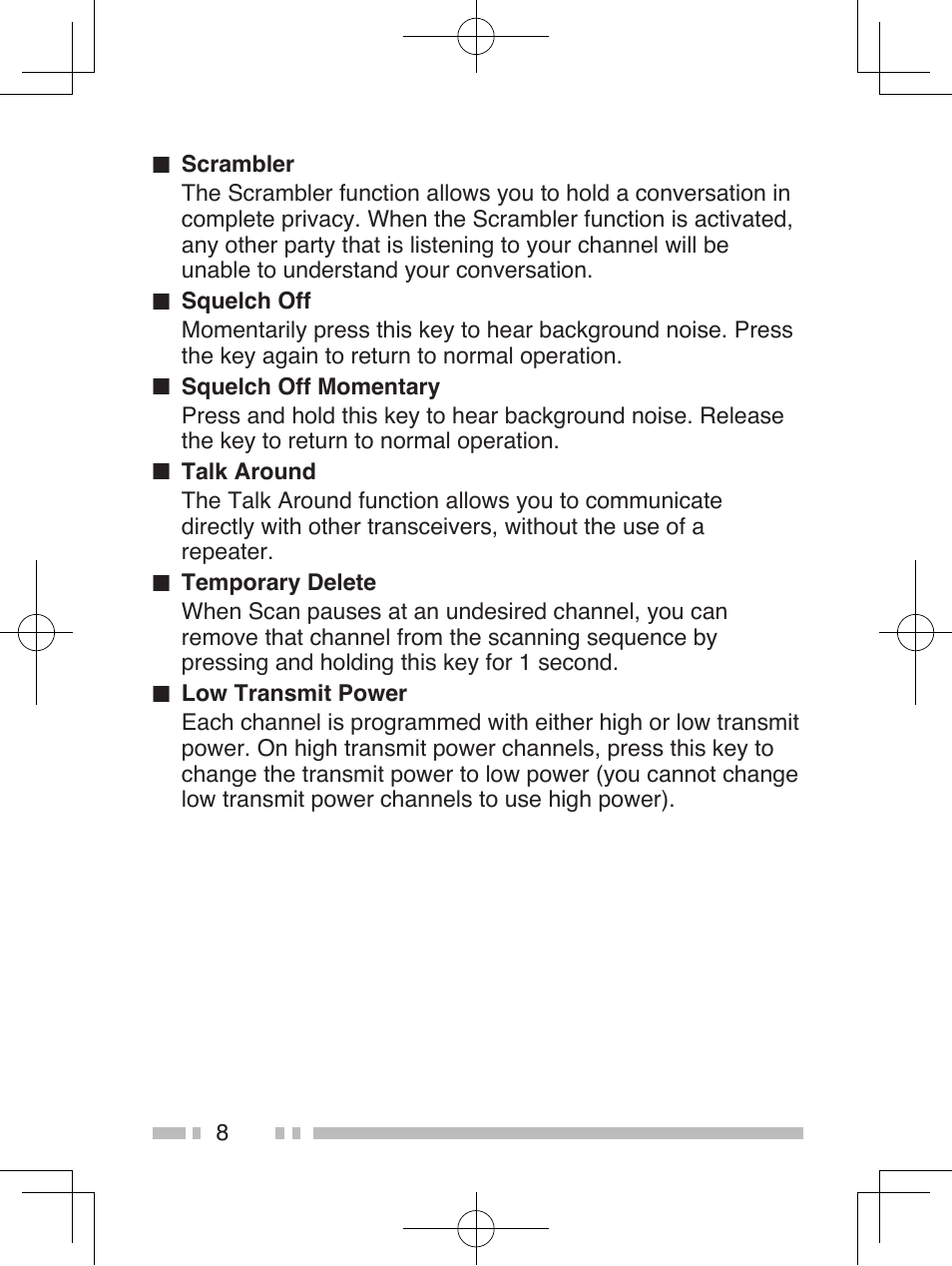 Kenwood TK-2302E User Manual | Page 16 / 19