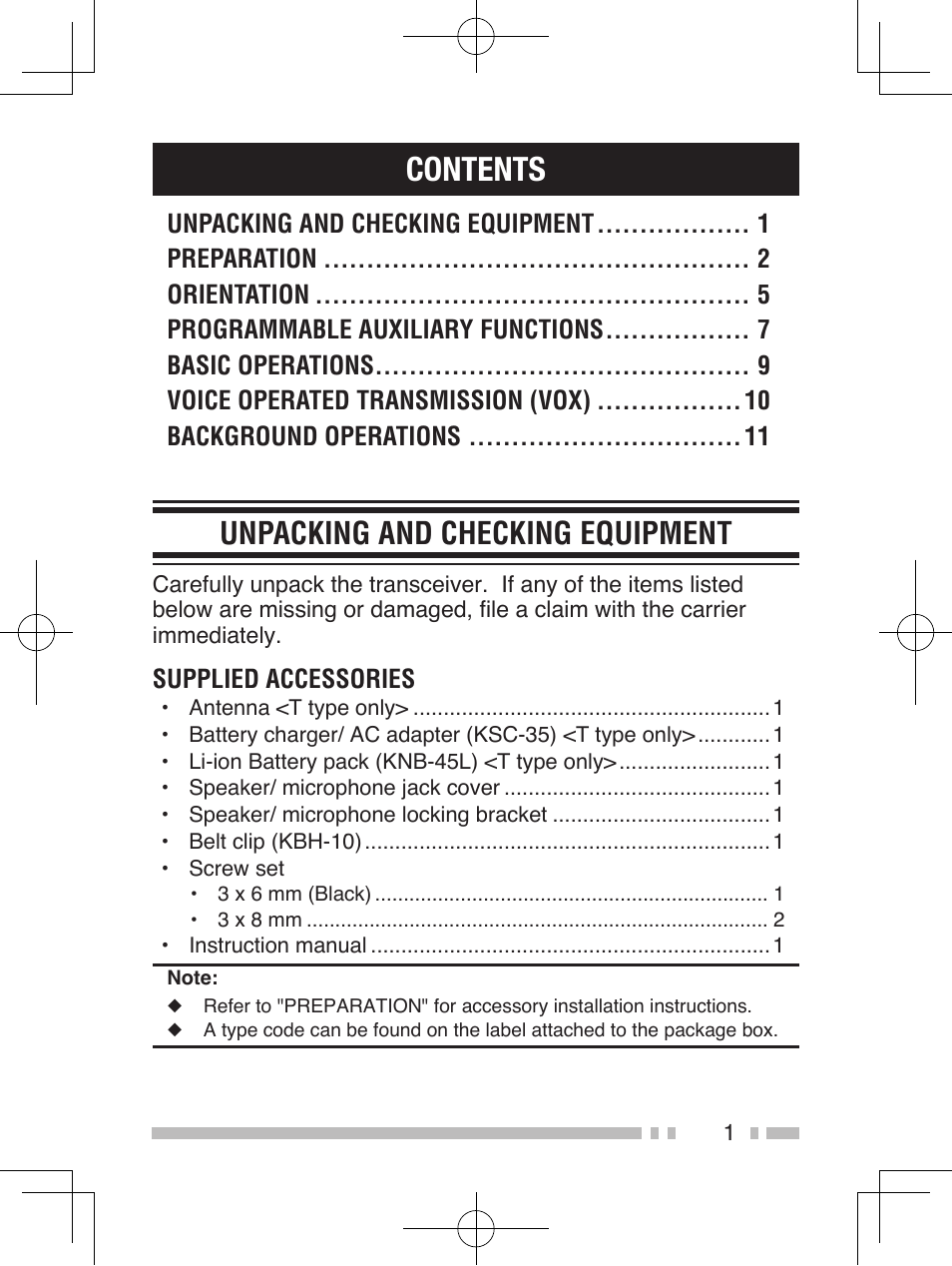 Kenwood TK-2302E User Manual | Page 9 / 19