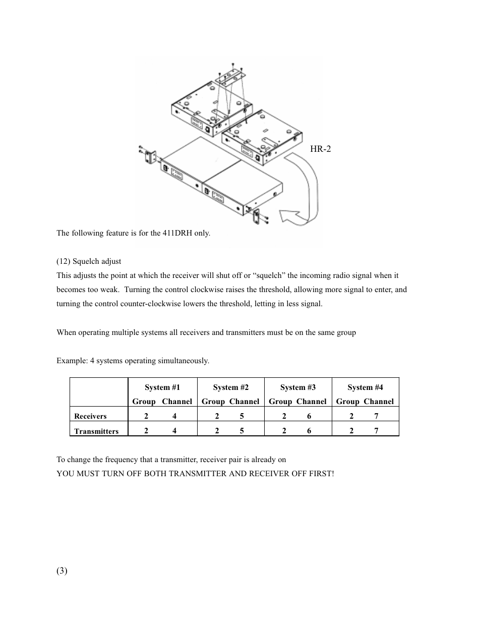 Azden PERFORMANCE SERIES 41XT User Manual | Page 4 / 11