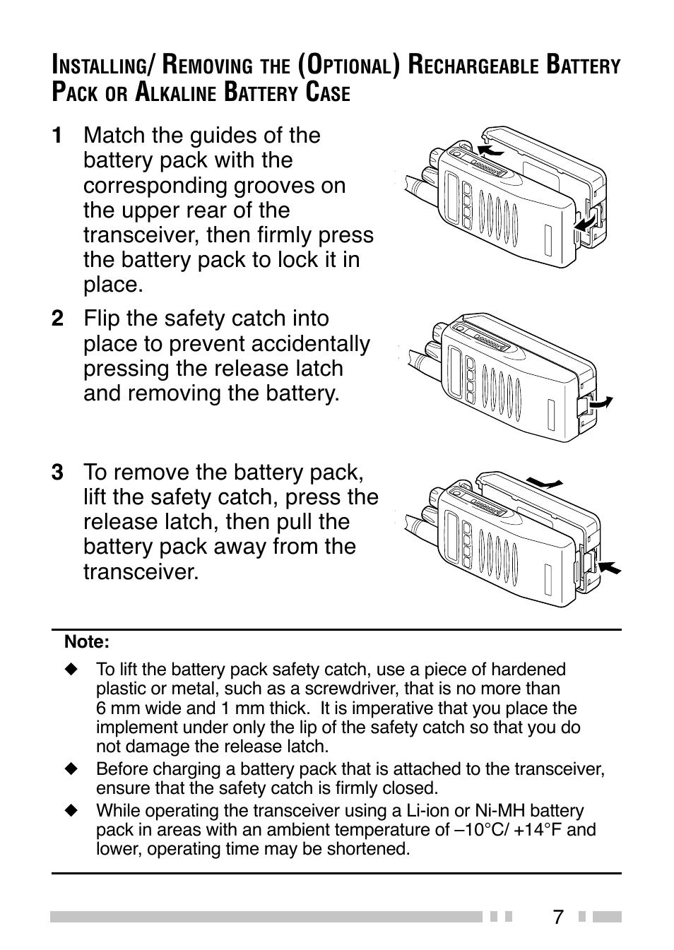 Kenwood TK-2140E User Manual | Page 11 / 31