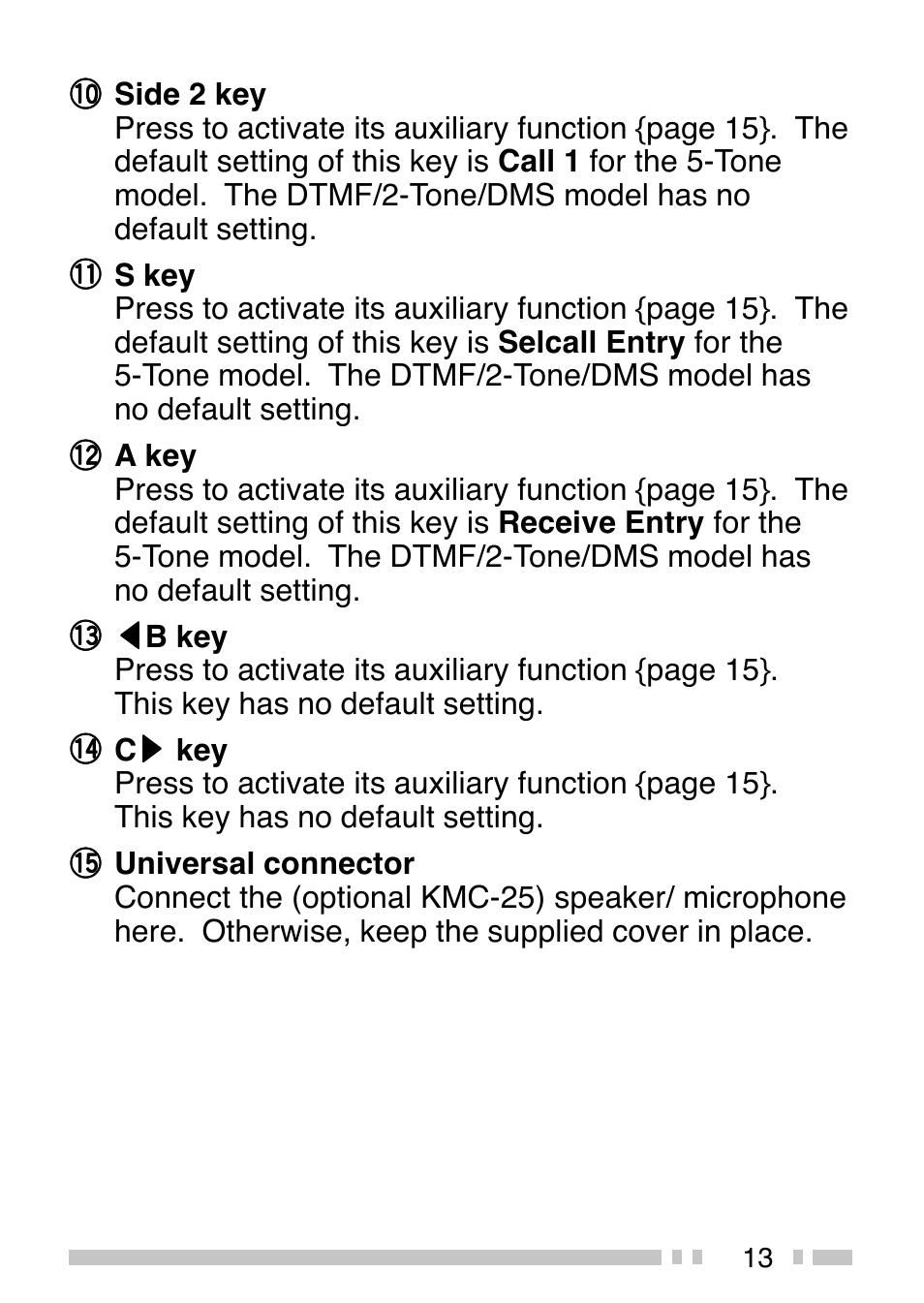 Kenwood TK-2140E User Manual | Page 17 / 31