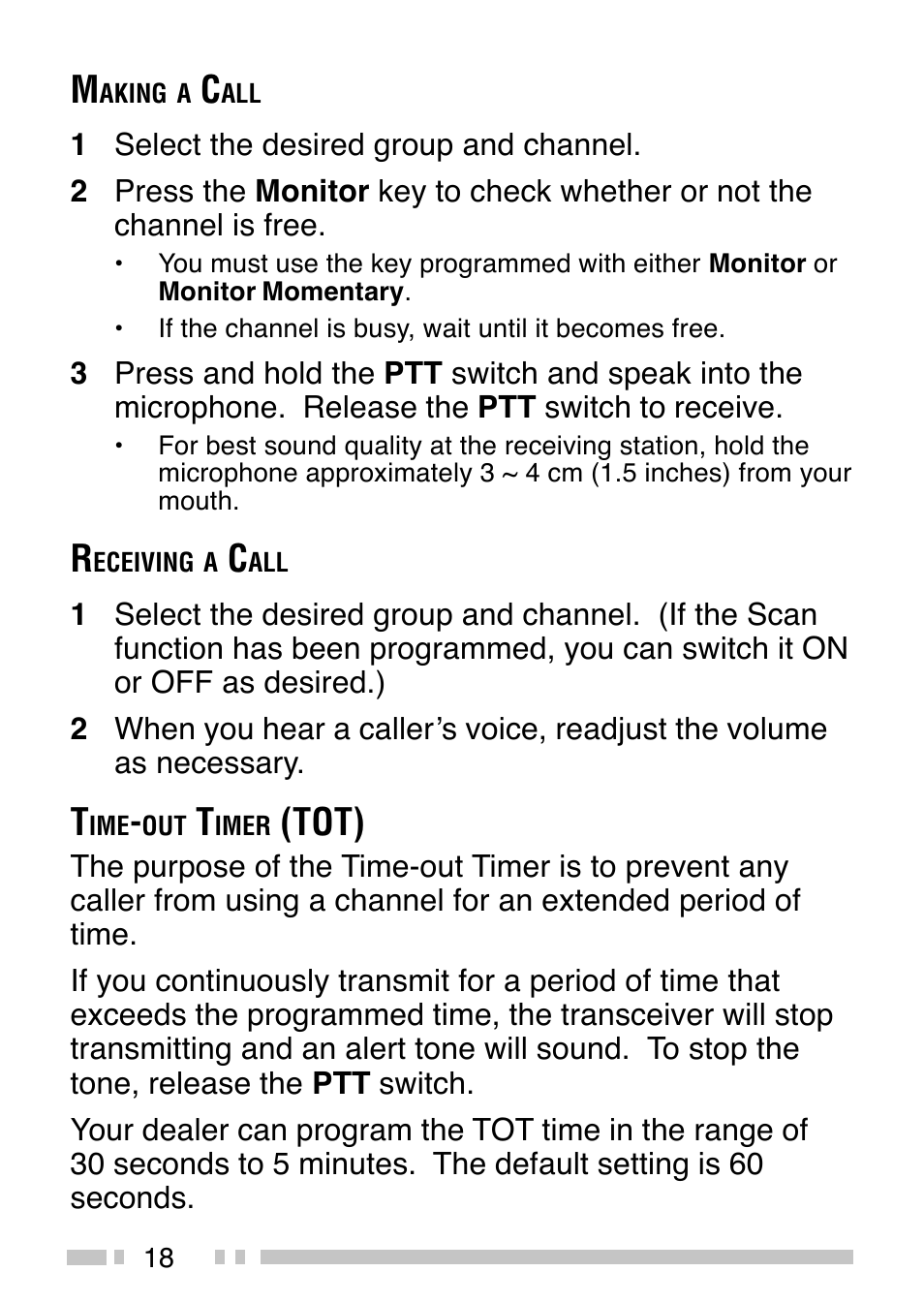 Tot) | Kenwood TK-2140E User Manual | Page 22 / 31