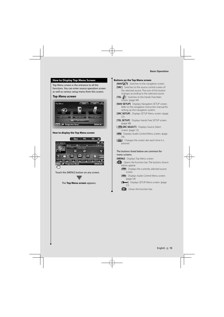 Kenwood DNX520VBT User Manual | Page 15 / 88