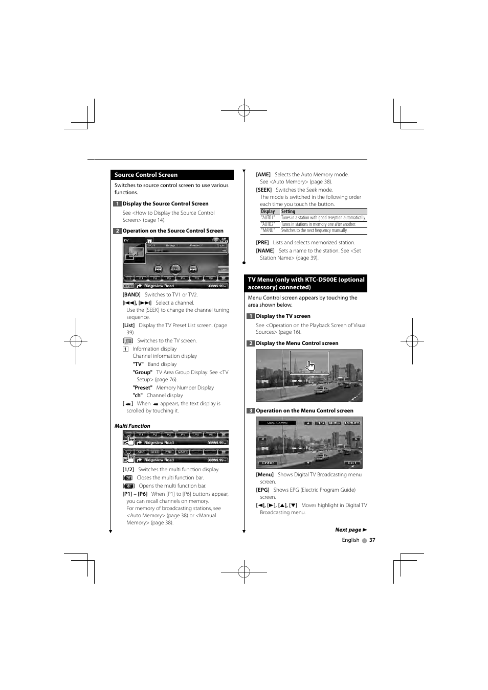 Kenwood DNX520VBT User Manual | Page 37 / 88