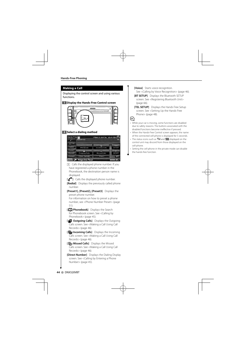 Kenwood DNX520VBT User Manual | Page 44 / 88