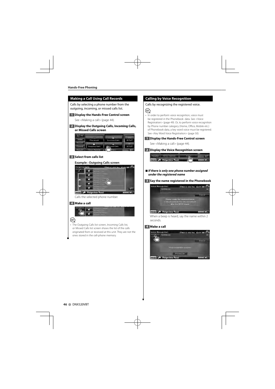 Kenwood DNX520VBT User Manual | Page 46 / 88