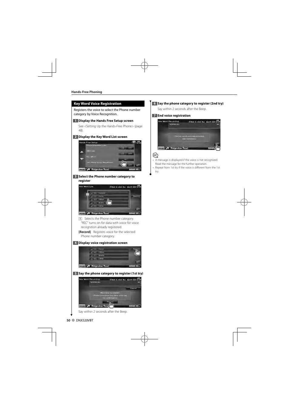 Kenwood DNX520VBT User Manual | Page 50 / 88