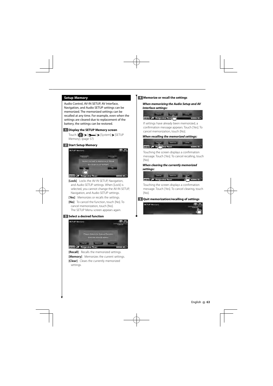 Kenwood DNX520VBT User Manual | Page 63 / 88