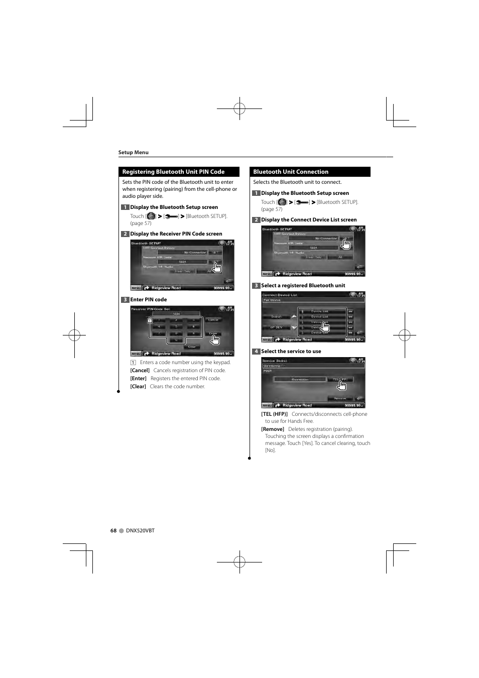 Kenwood DNX520VBT User Manual | Page 68 / 88