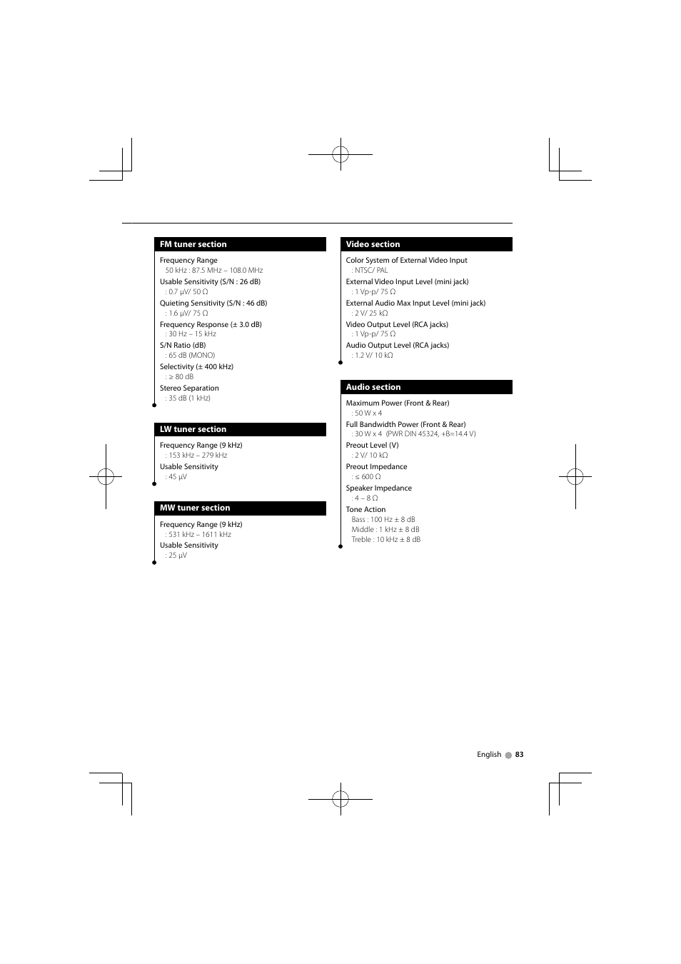 Kenwood DNX520VBT User Manual | Page 83 / 88