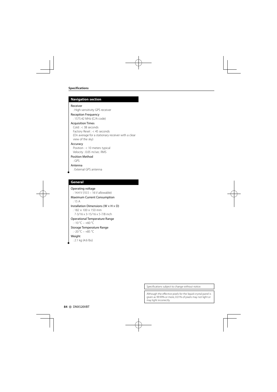 Kenwood DNX520VBT User Manual | Page 84 / 88