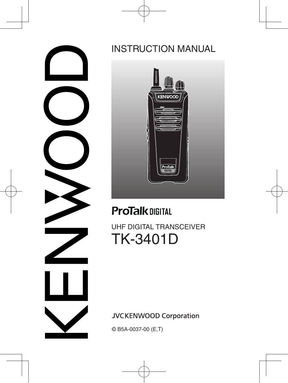 Kenwood TK-3401DE User Manual | 36 pages