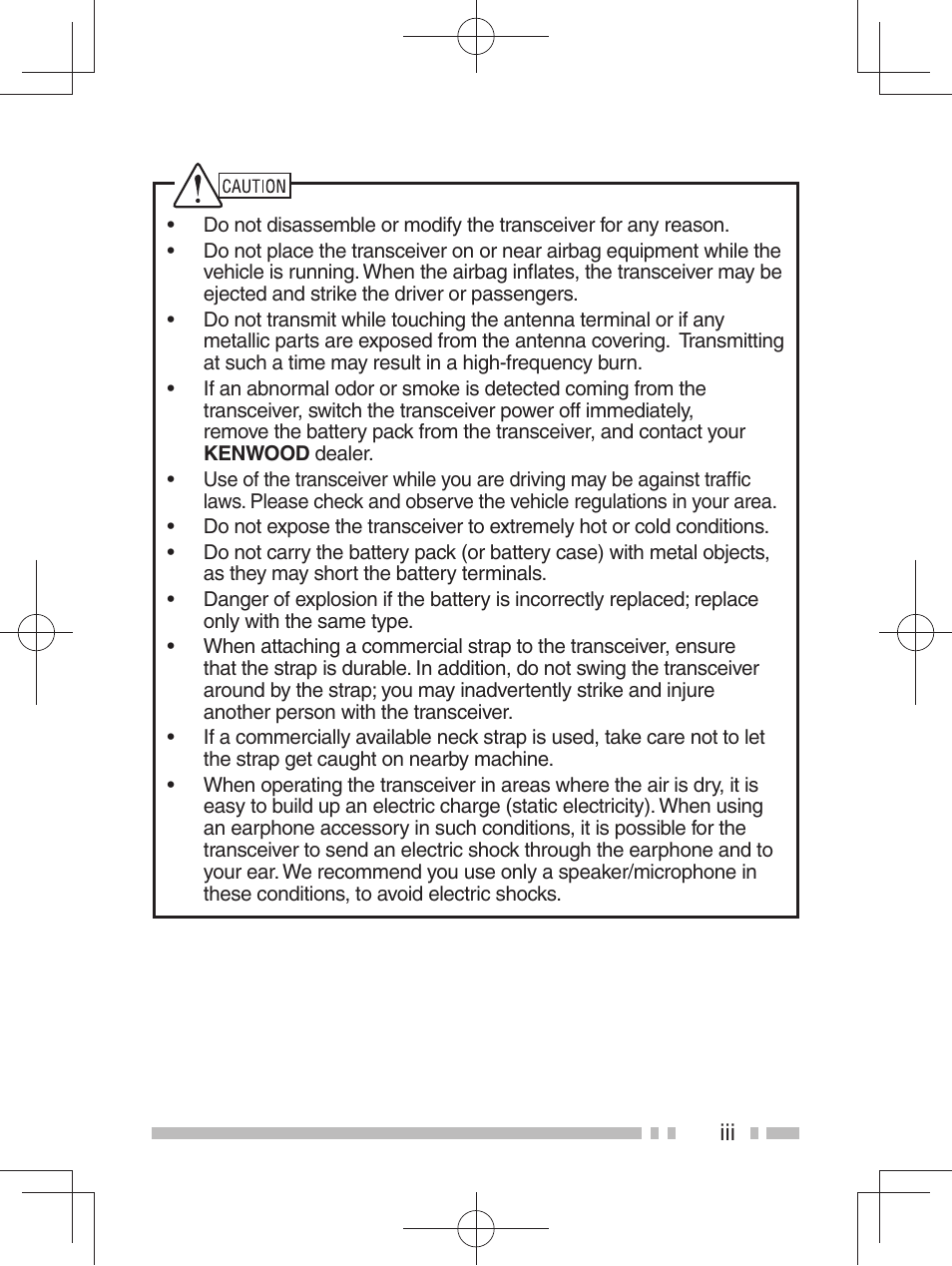 Kenwood TK-3401DE User Manual | Page 5 / 36