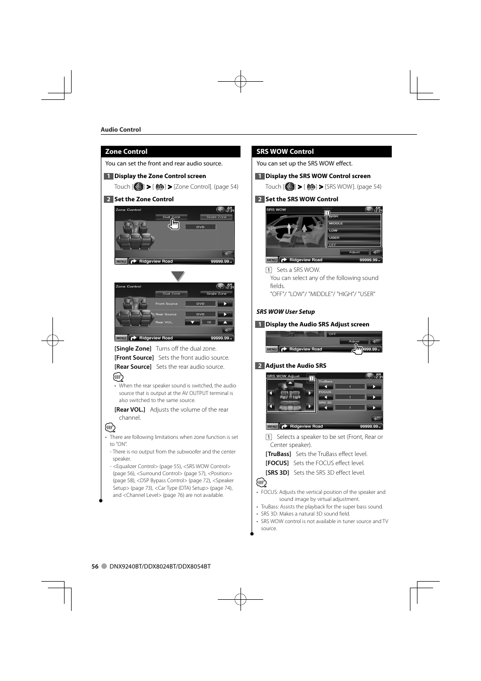 Kenwood DNX9240BT User Manual | Page 56 / 100