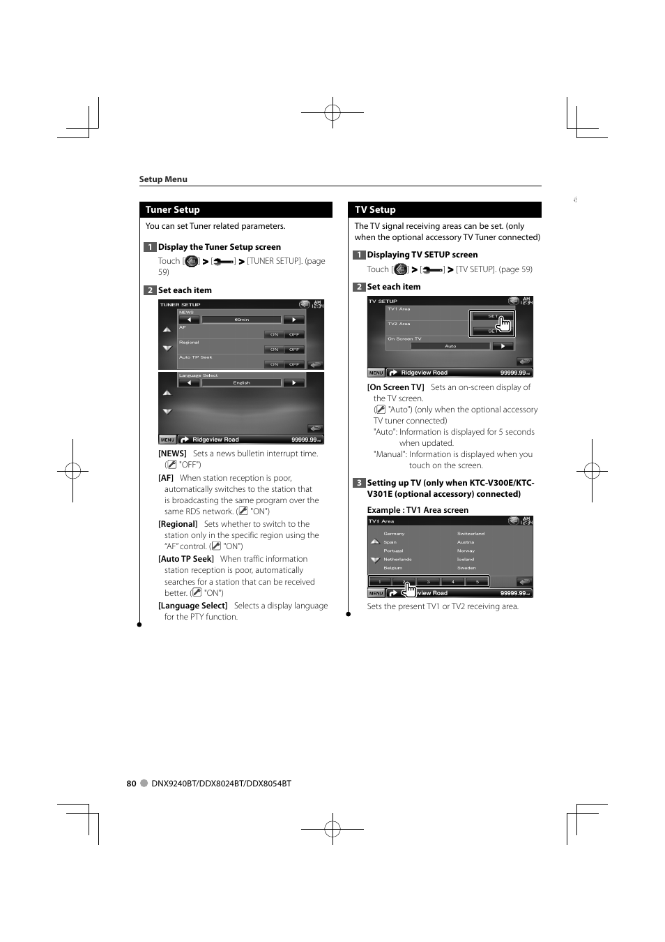 Kenwood DNX9240BT User Manual | Page 80 / 100