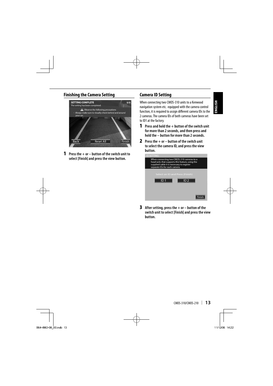 Kenwood CMOS-210 User Manual | Page 13 / 15