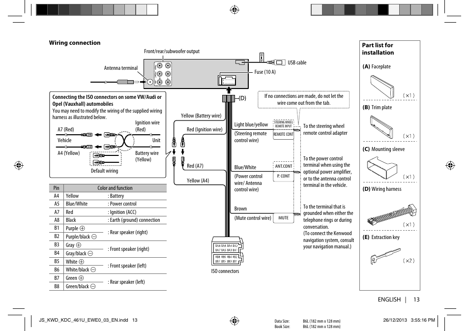 Kenwood KDC-461U User Manual | Page 15 / 15