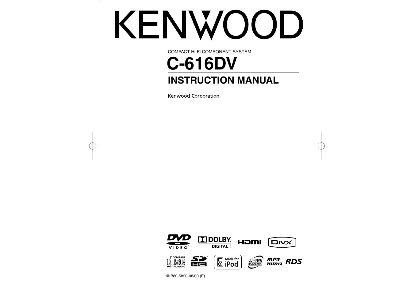 Kenwood C-616DV User Manual | 17 pages