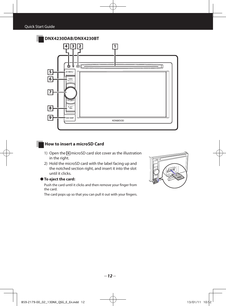 Kenwood DNX7230DAB User Manual | Page 12 / 36