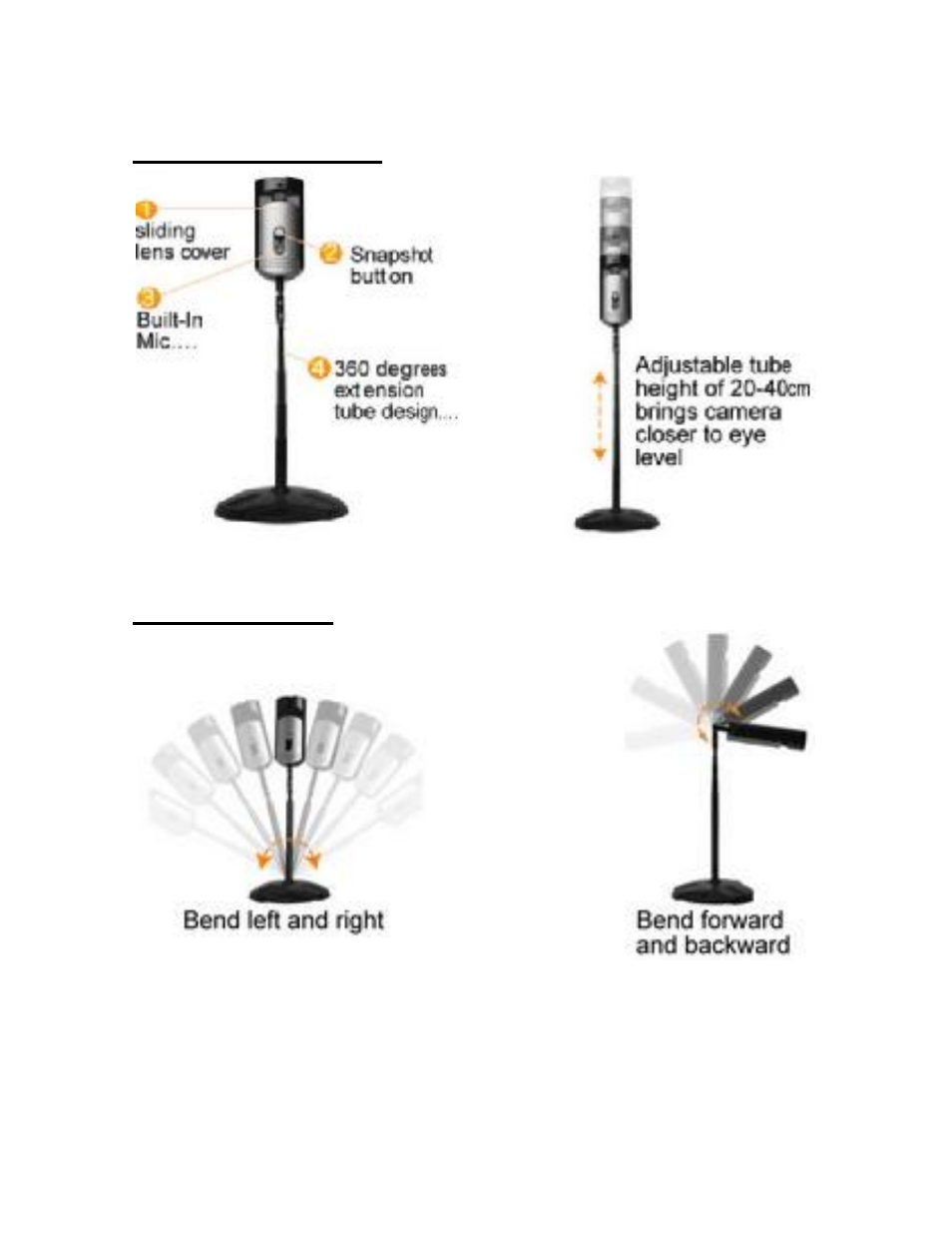 L usb pc camera, L how to use | A4tech PK-5 User Manual | Page 4 / 30