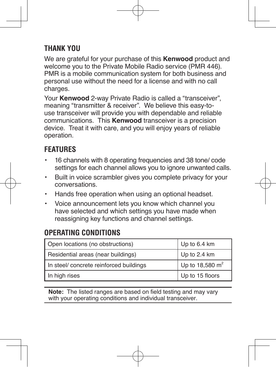 Kenwood TK-3301E User Manual | Page 3 / 32