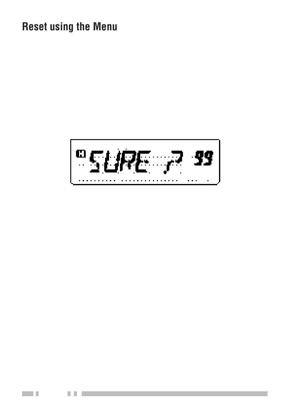 Reset using the menu | Kenwood TH-K2E - Discontinued User Manual | Page 128 / 154