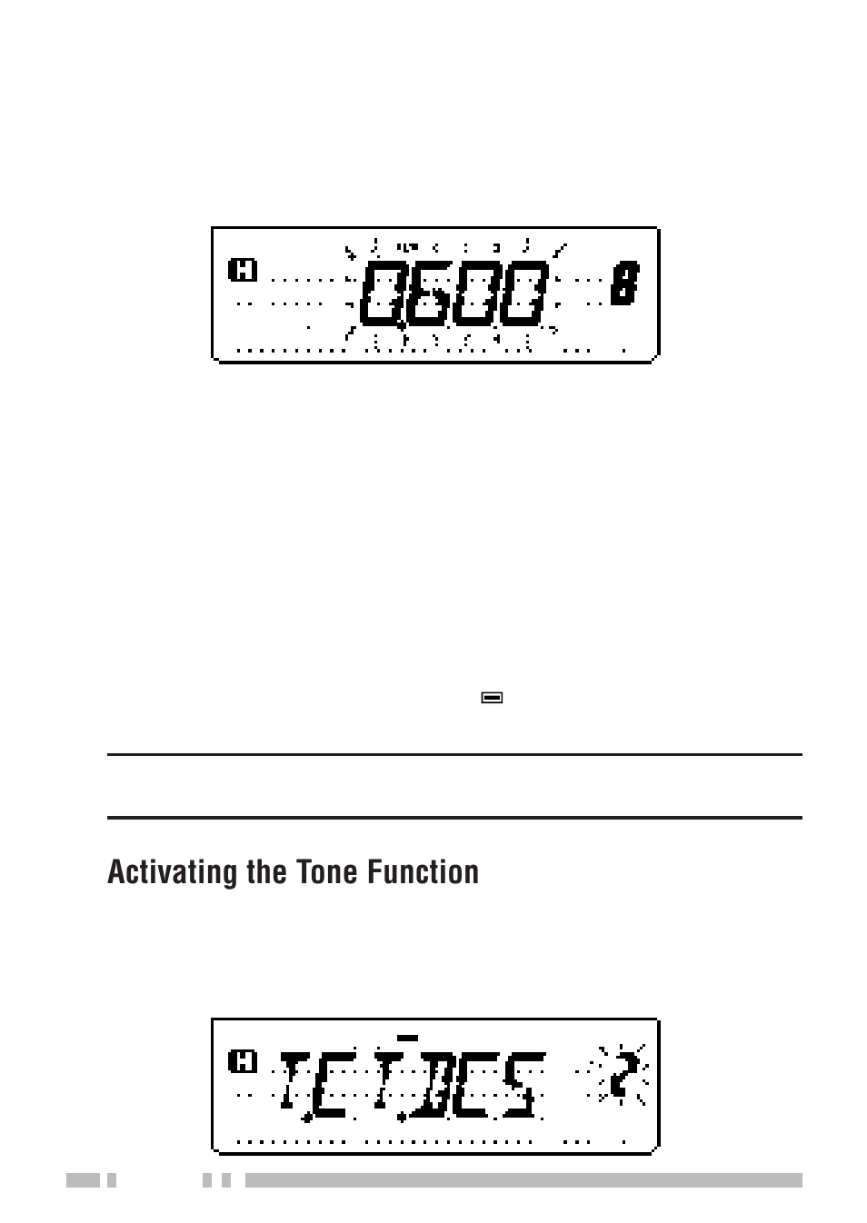 Activating the tone function | Kenwood TH-K2E - Discontinued User Manual | Page 48 / 154