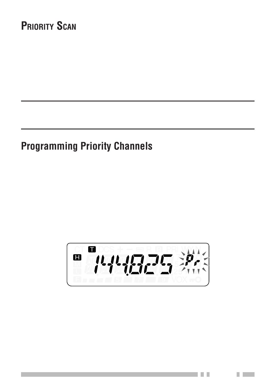 Programming priority channels | Kenwood TH-K2E - Discontinued User Manual | Page 79 / 154