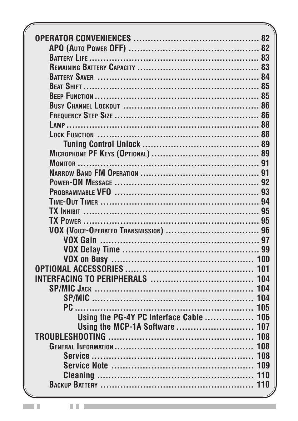 Kenwood TH-K2E - Discontinued User Manual | Page 8 / 154