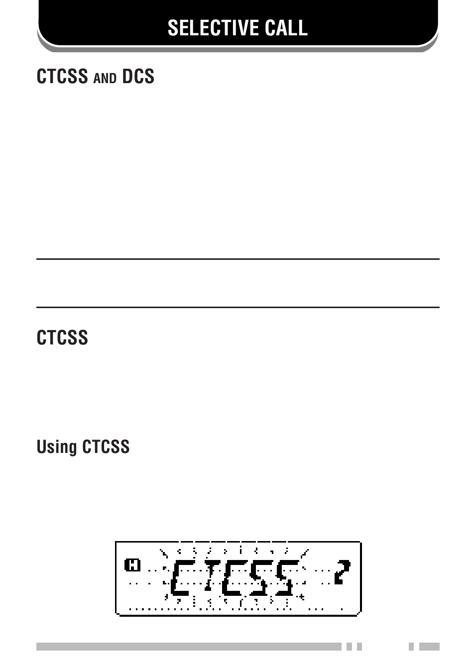 Selective call, Ctcss | Kenwood TH-K2E - Discontinued User Manual | Page 83 / 154