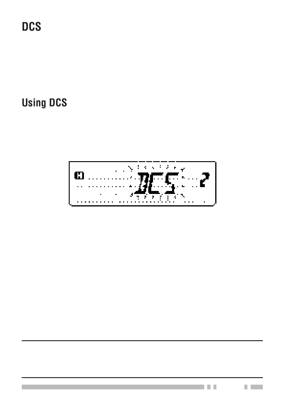 Using dcs | Kenwood TH-K2E - Discontinued User Manual | Page 87 / 154