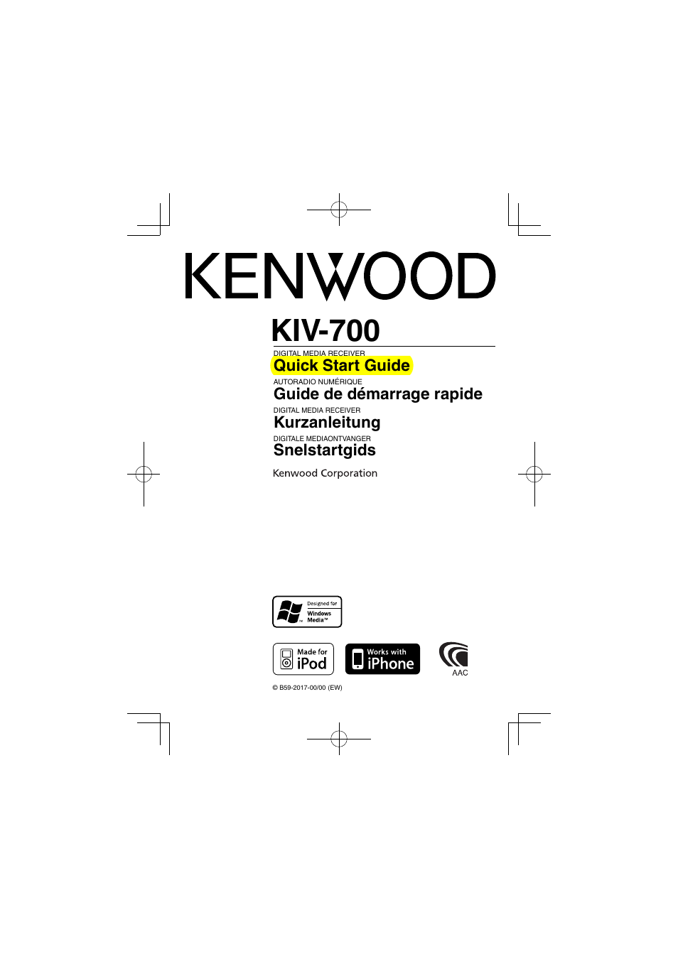 Kenwood KIV-700 User Manual | 15 pages