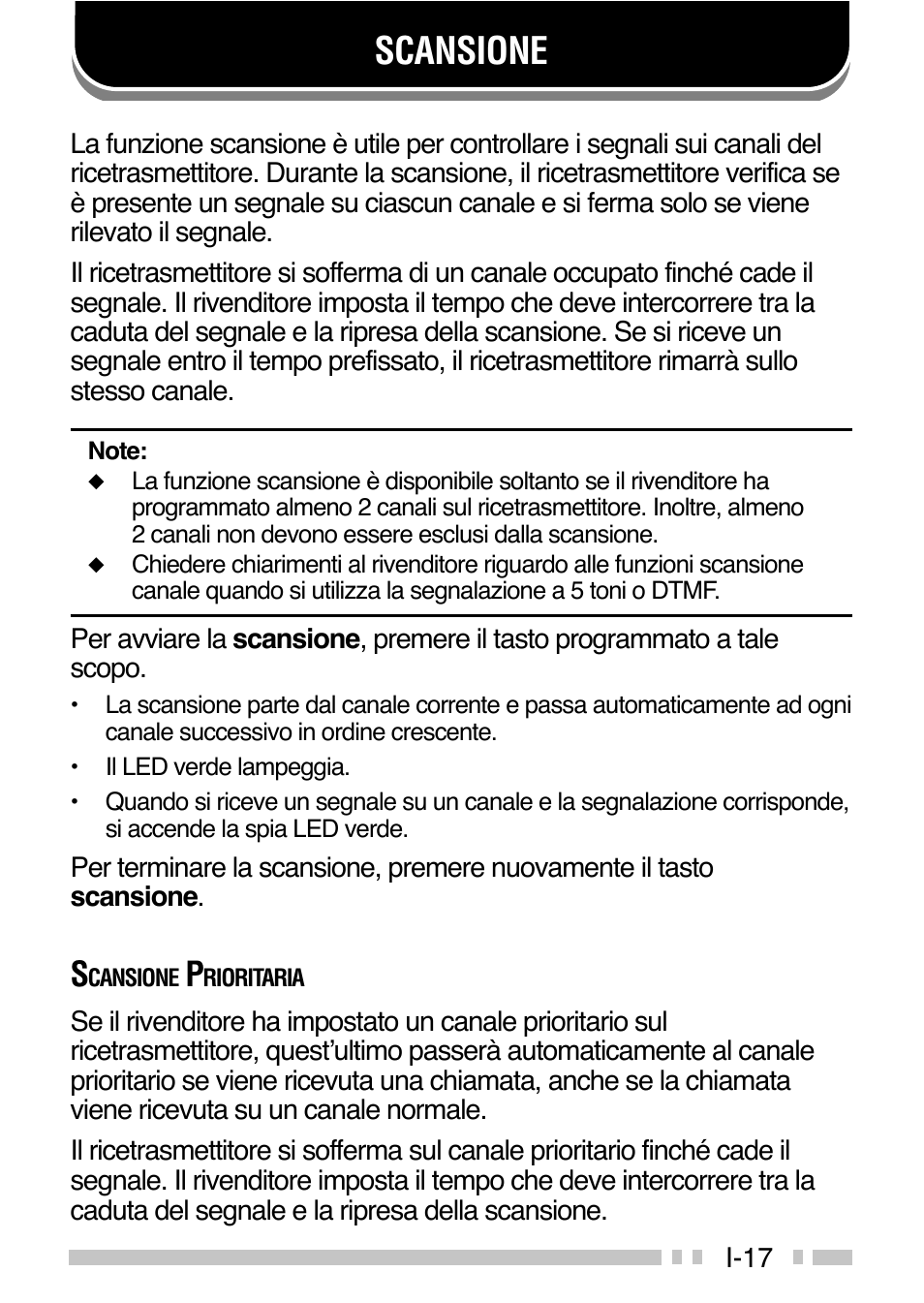 Scansione | Kenwood TK-3160E - Discontinued User Manual | Page 133 / 218