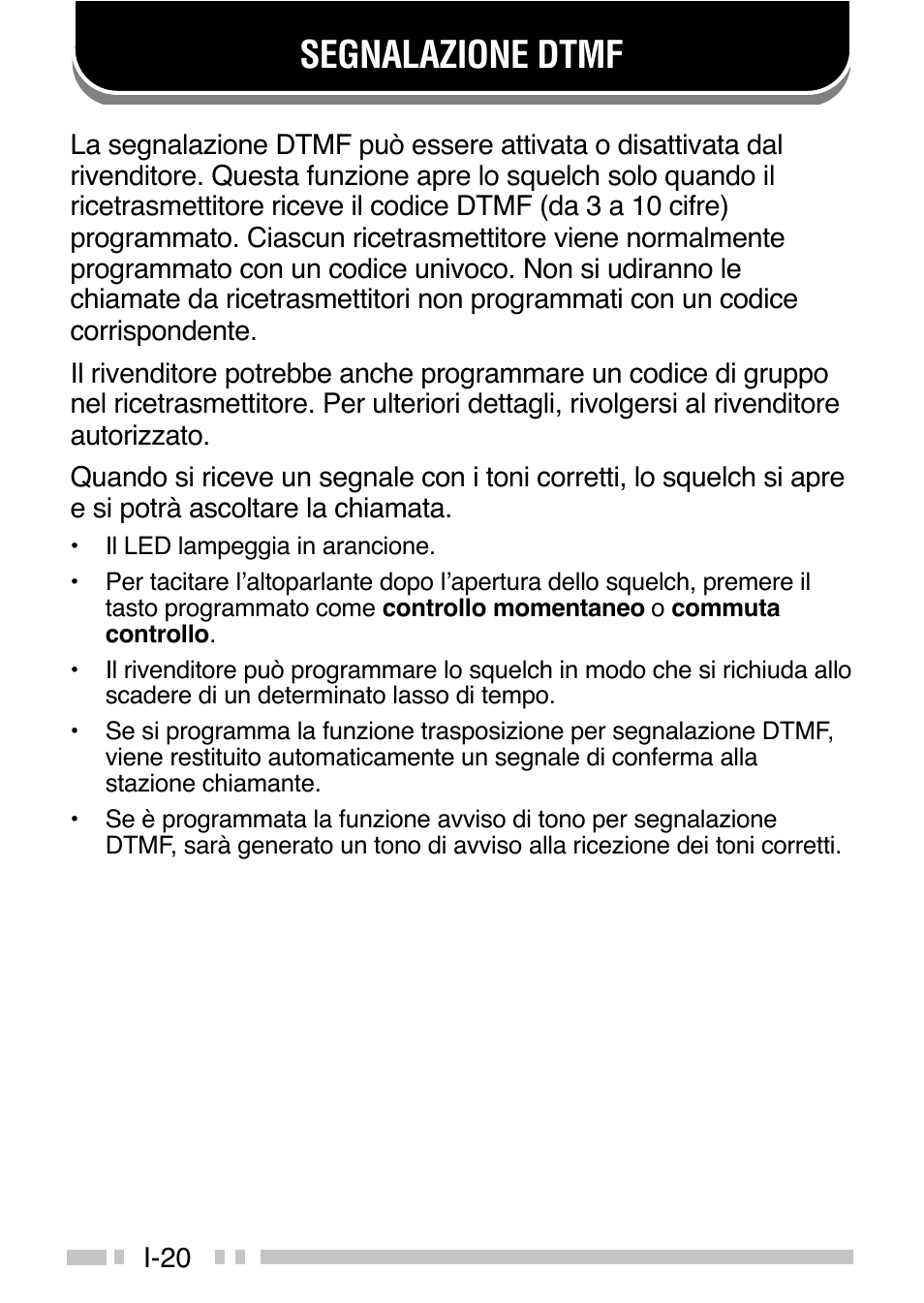 Segnalazione dtmf | Kenwood TK-3160E - Discontinued User Manual | Page 136 / 218