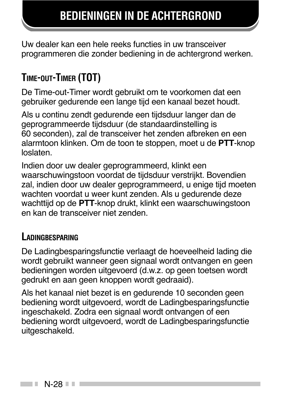 Bedieningen in de achtergrond, Tot) | Kenwood TK-3160E - Discontinued User Manual | Page 216 / 218