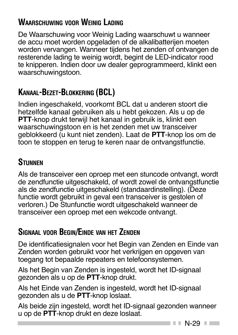 Bcl) | Kenwood TK-3160E - Discontinued User Manual | Page 217 / 218