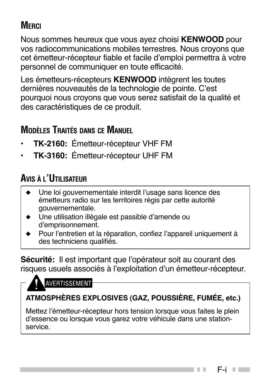 Kenwood TK-3160E - Discontinued User Manual | Page 41 / 218