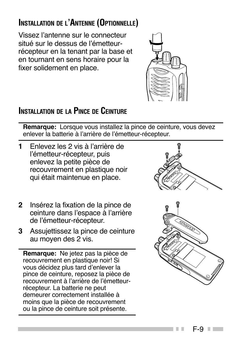 Kenwood TK-3160E - Discontinued User Manual | Page 53 / 218