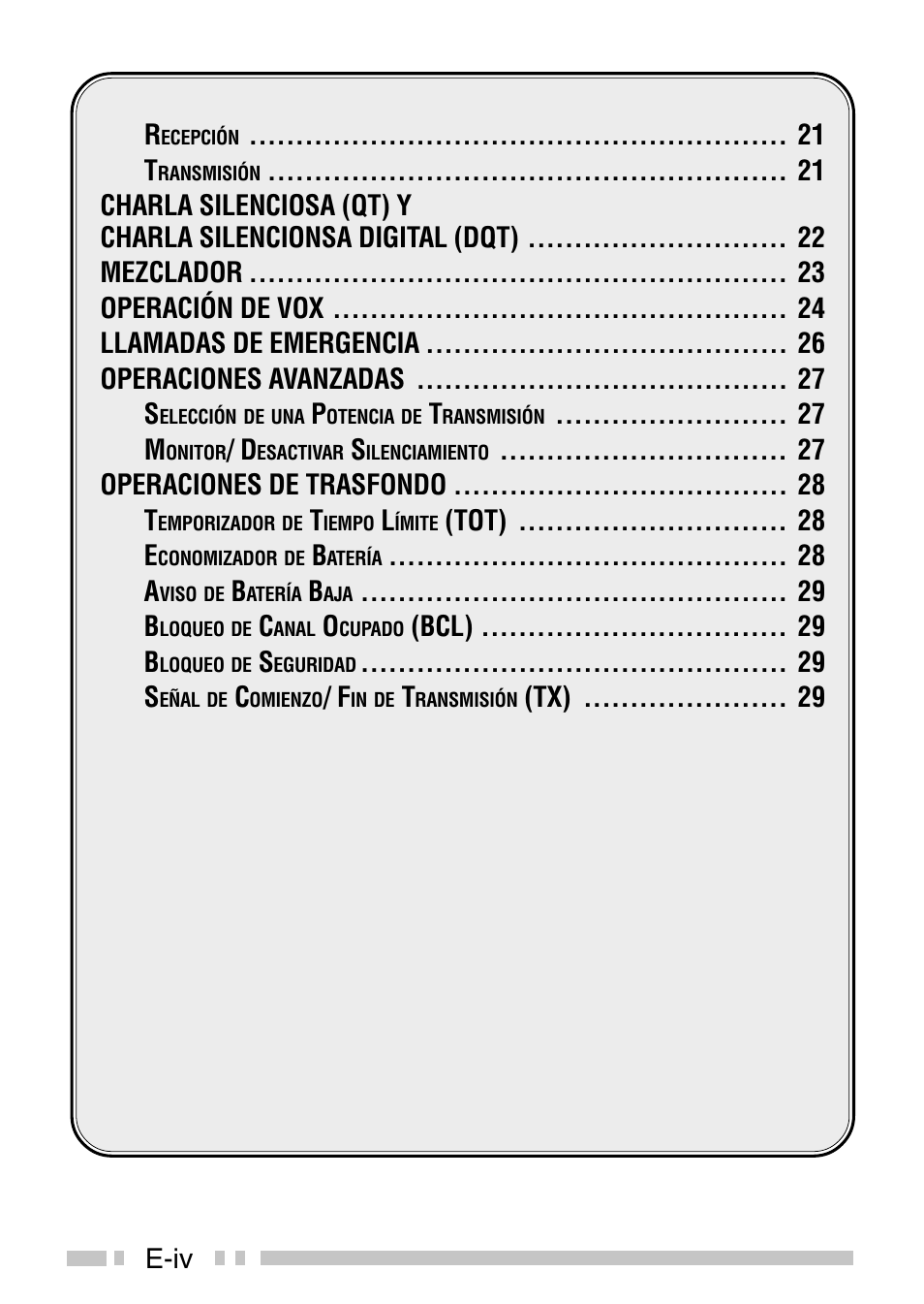 E-iv r, Operaciones de trasfondo t, Tot) e | Bcl) b | Kenwood TK-3160E - Discontinued User Manual | Page 80 / 218