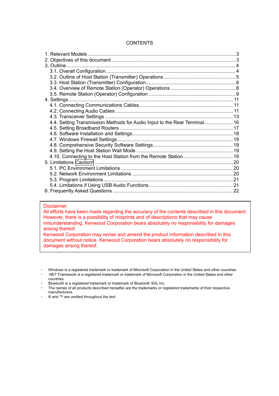 Kenwood TS-590S User Manual | Page 2 / 28