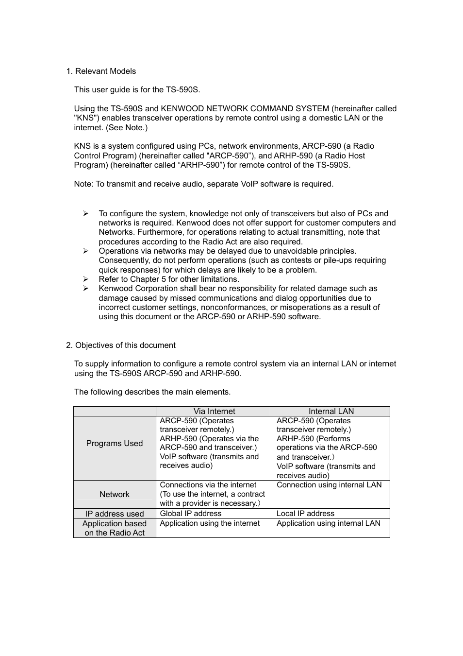 Kenwood TS-590S User Manual | Page 3 / 28