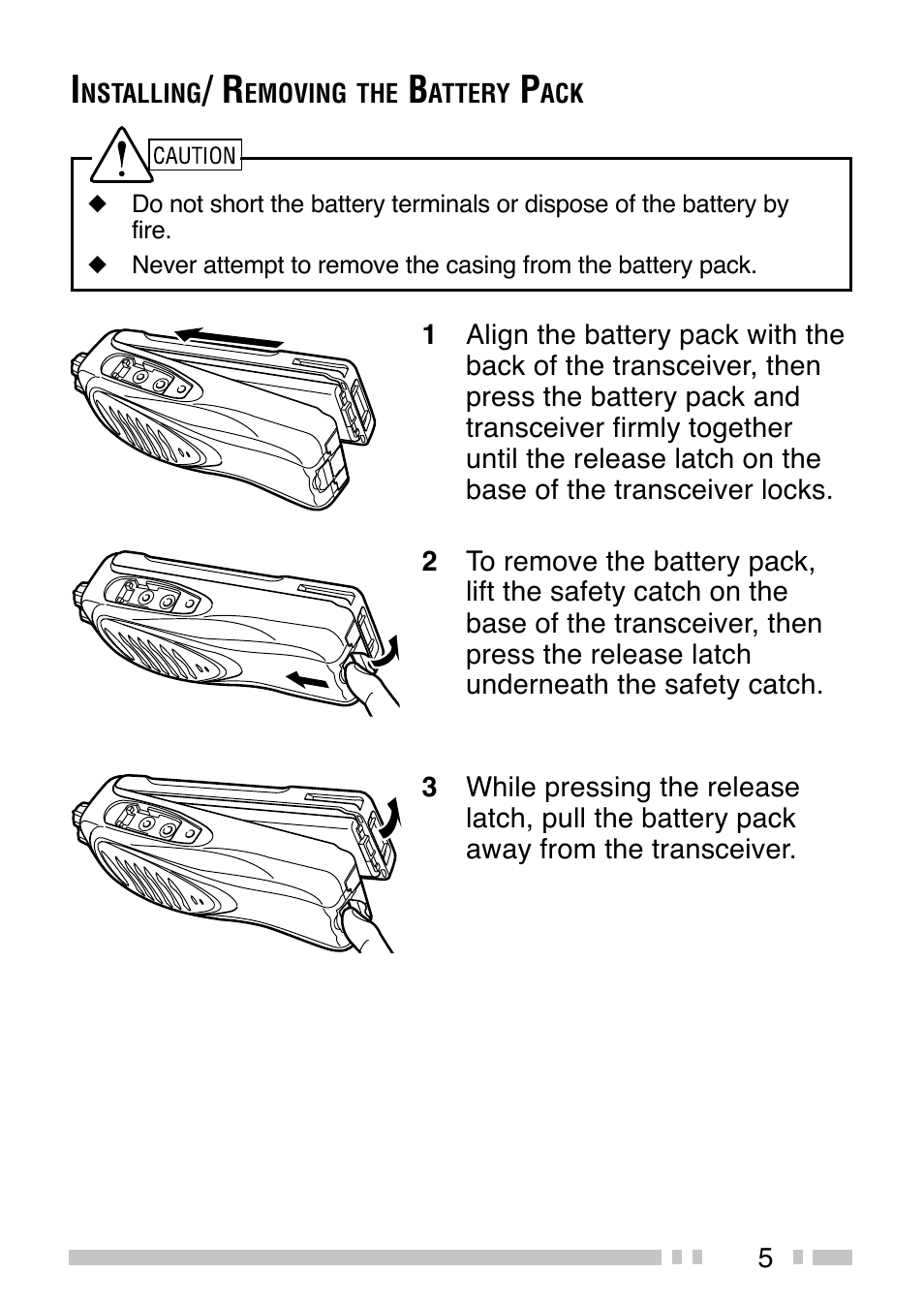 Kenwood TK-3202E3 - Discontinued User Manual | Page 11 / 27