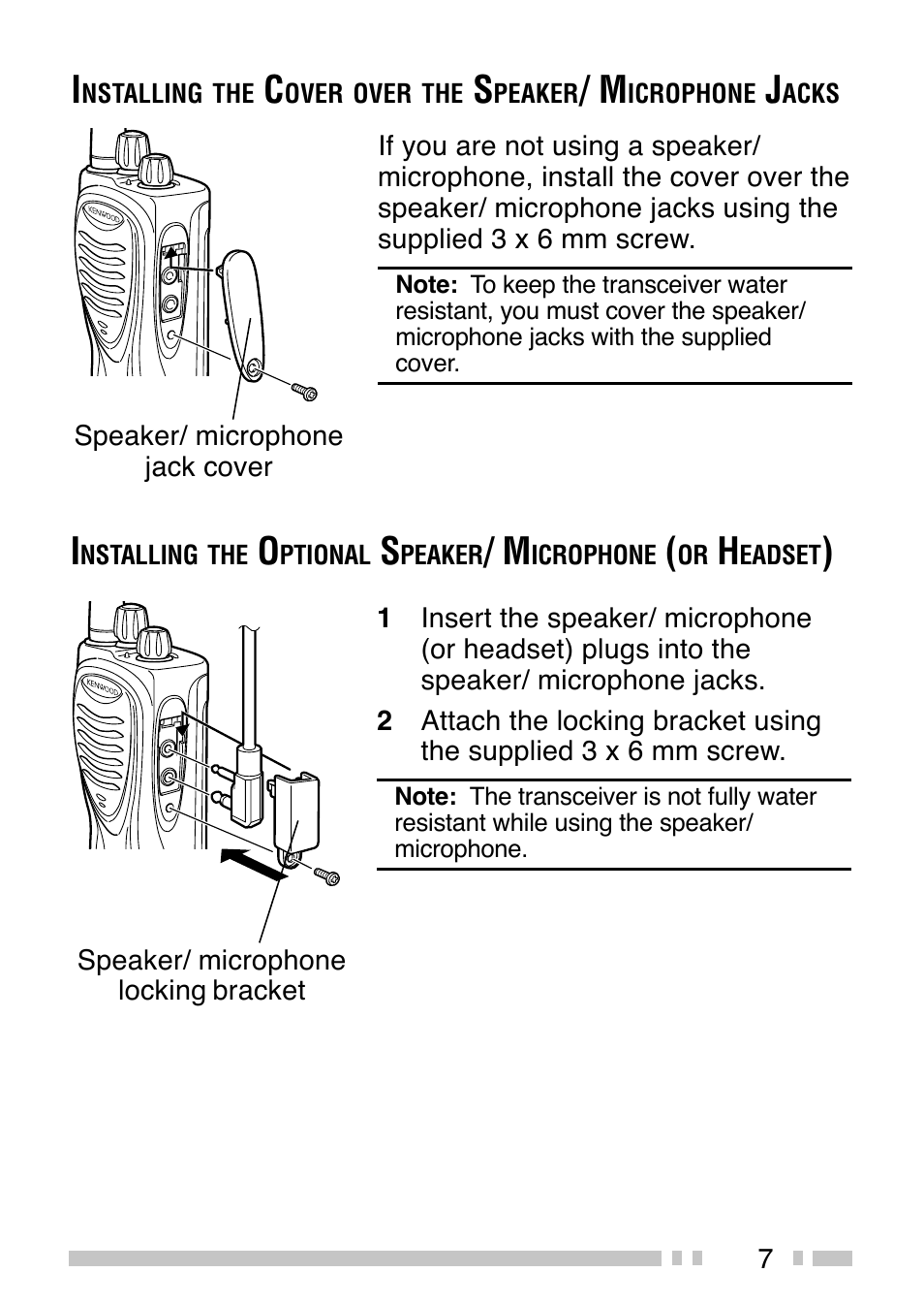 Kenwood TK-3202E3 - Discontinued User Manual | Page 13 / 27