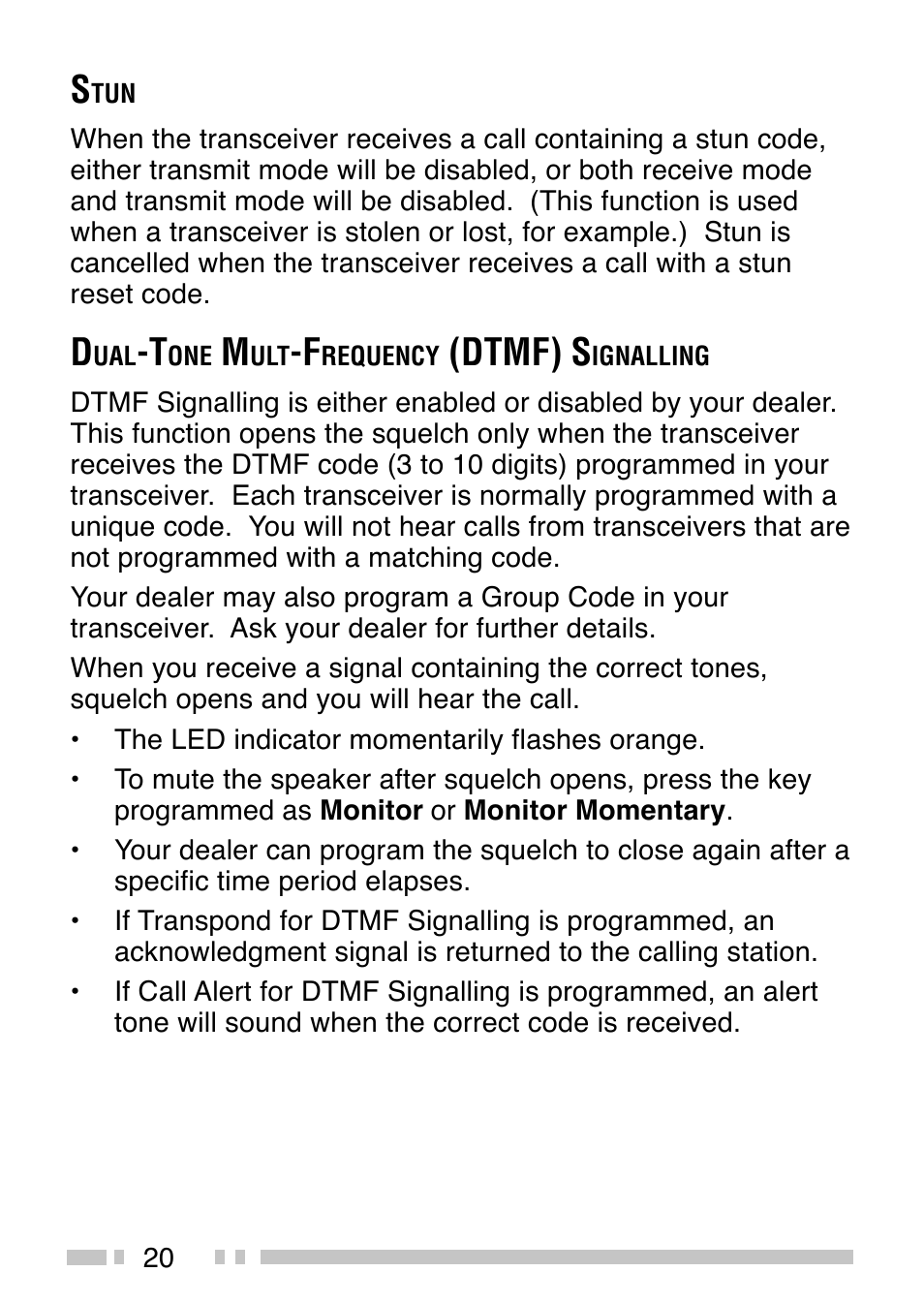 Dtmf) s | Kenwood TK-3202E3 - Discontinued User Manual | Page 26 / 27