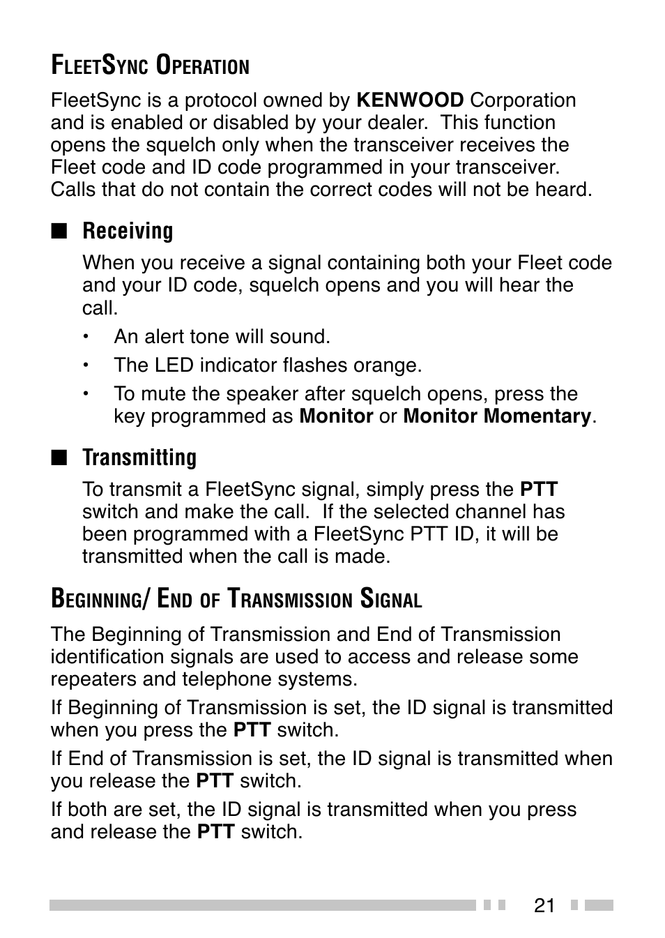 Kenwood TK-3202E3 - Discontinued User Manual | Page 27 / 27