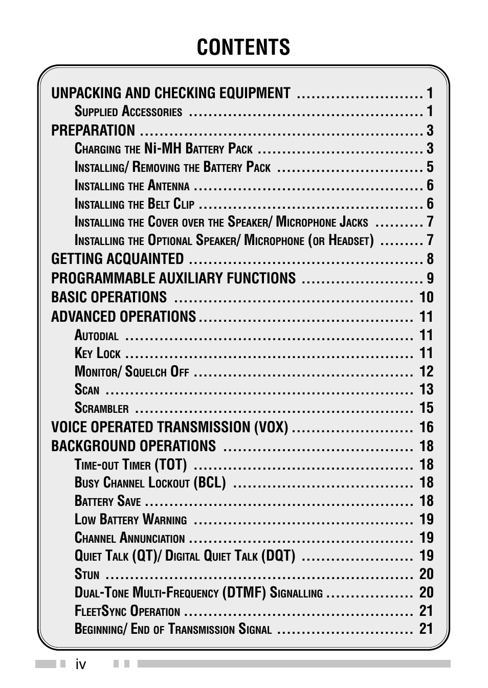 Kenwood TK-3202E3 - Discontinued User Manual | Page 6 / 27