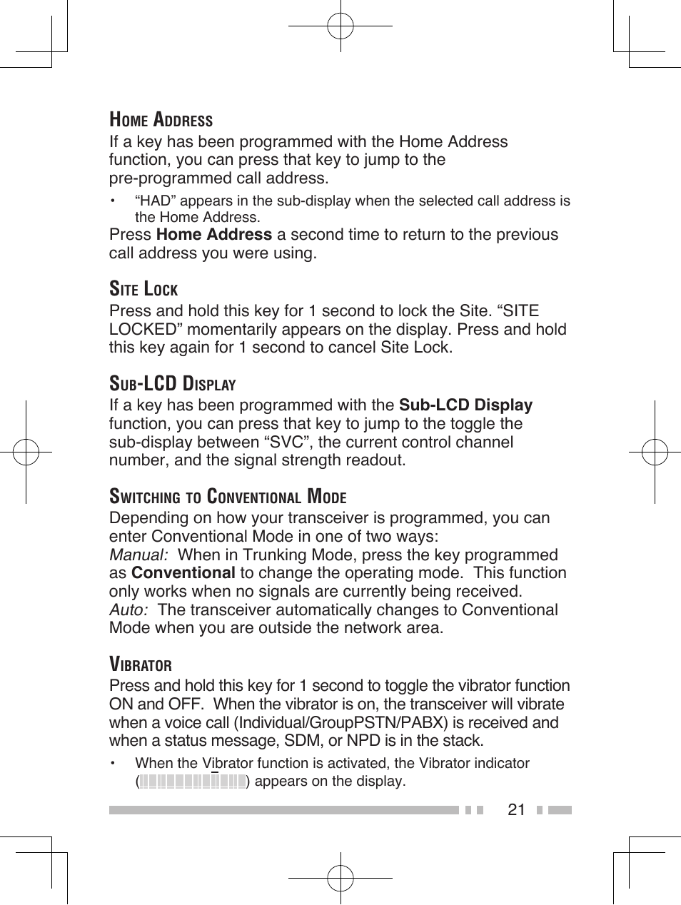 Lcd d | Kenwood TK-2185E User Manual | Page 31 / 50